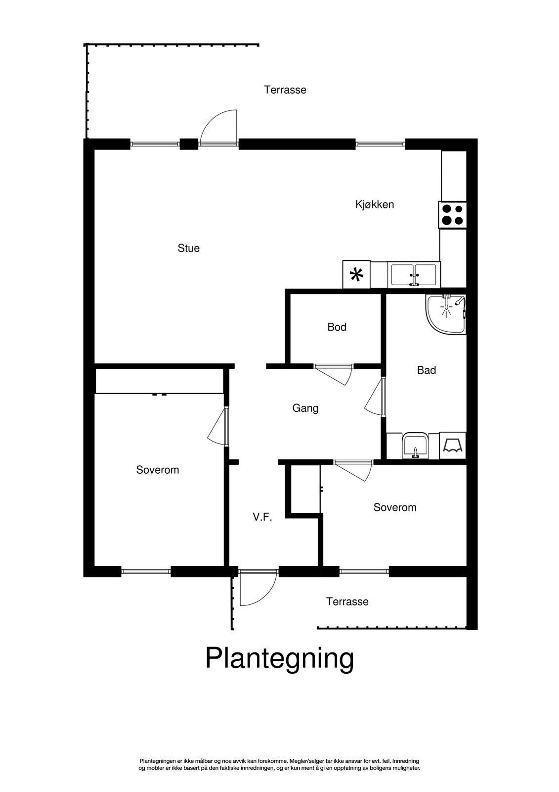 2dplan og 1 Galleribilde