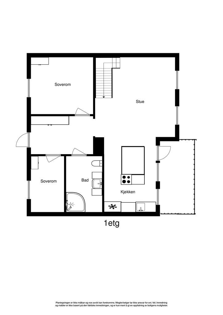 2dplan og 1 Galleribilde