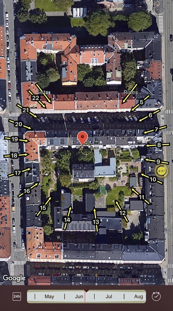 Gode solforhold på balkong Galleribilde