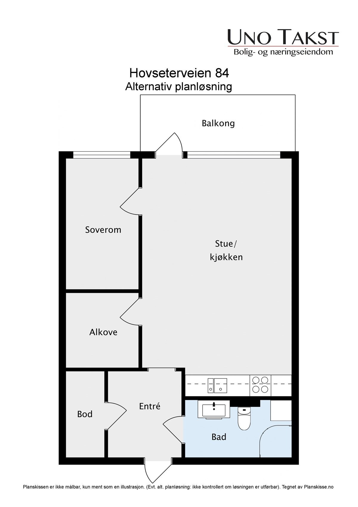 Alternativ planløsning Galleribilde