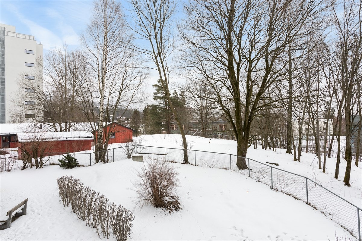 Utsikt fra balkongen Galleribilde