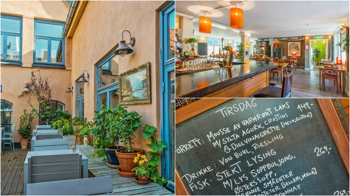Ønsker du en bedre middag tar du turen innom Kampen Bistro. Her kan du nyte riktig god husmannskost og med uteserving om sommeren Galleribilde