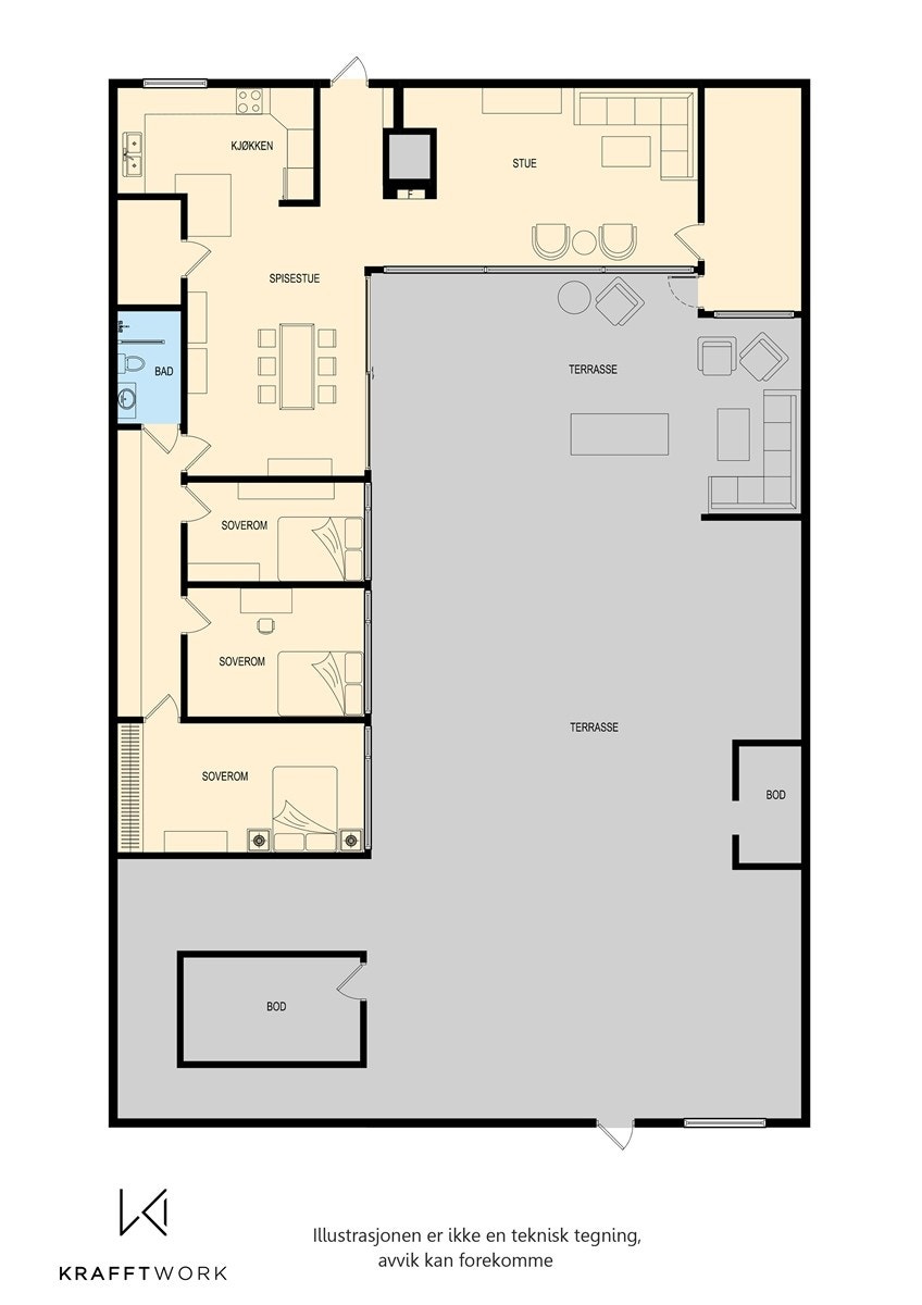 Plantegning Galleribilde