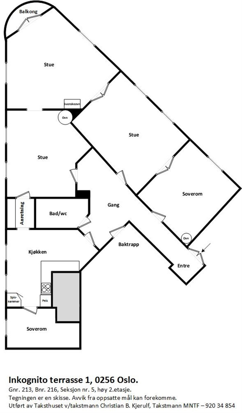 Plantegning Galleribilde
