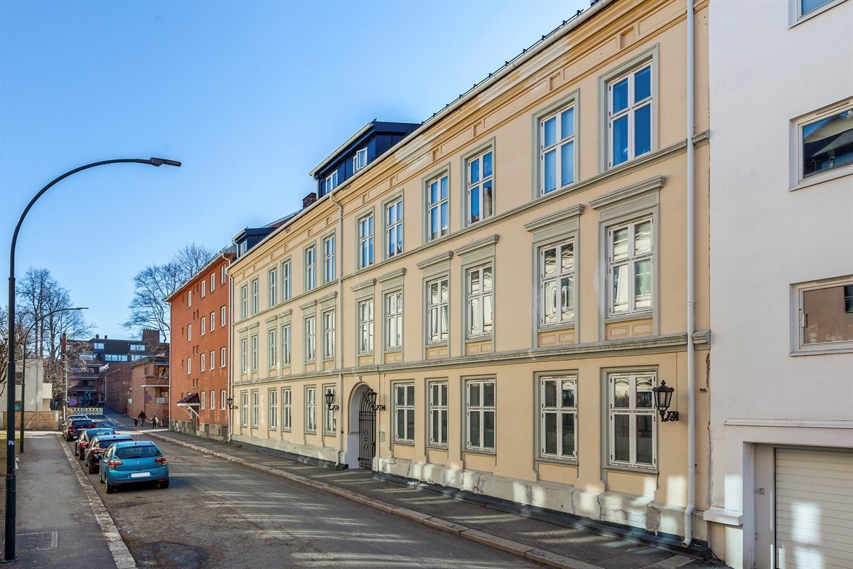 Velkommen til Fuglehauggata 12 - En snerten og arealeffektiv 1-roms med noe moderniseringsbehov Galleribilde