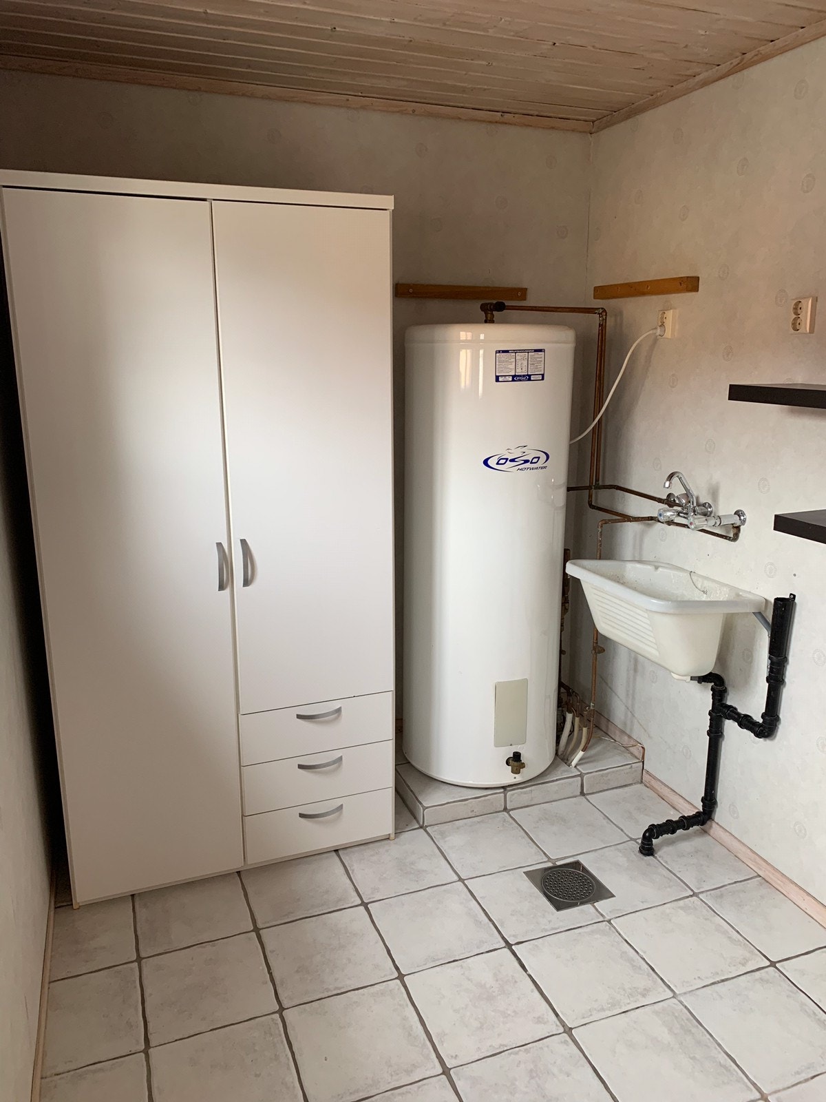 Vaskerom kjeller. Galleribilde