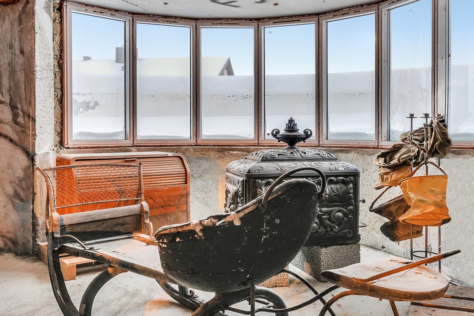 I sokkeletasje er det potensiale for å opprette sokkelleilighet. Galleribilde