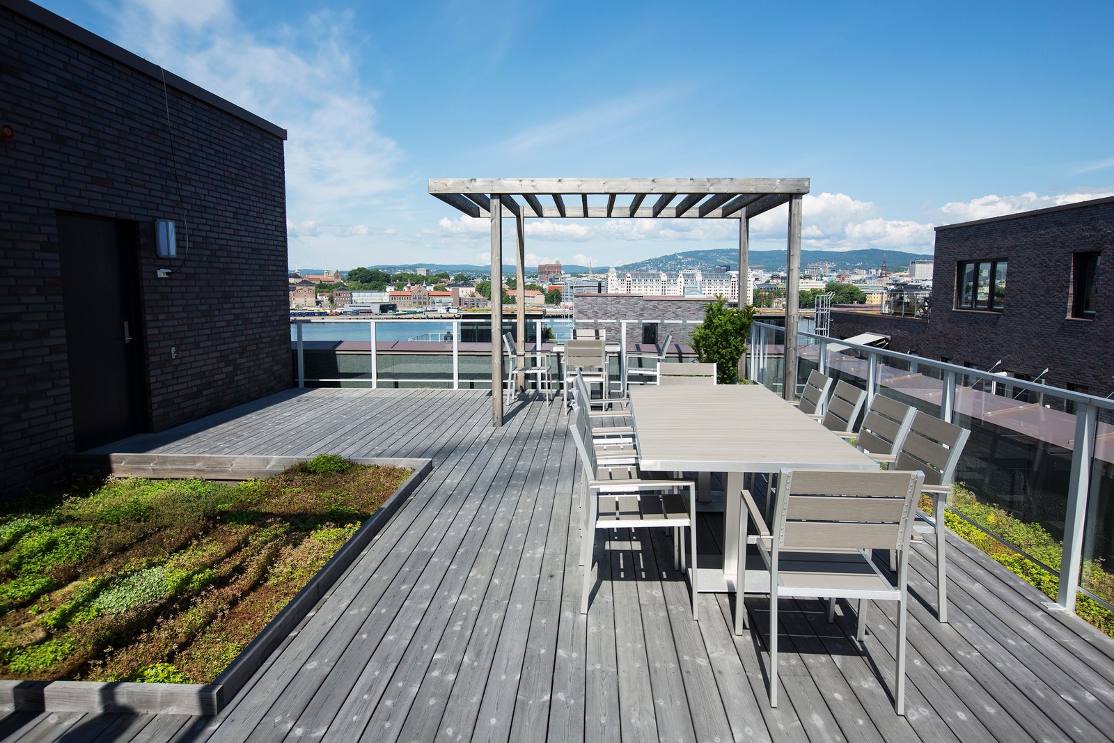 Fra felles takterrasse Galleribilde