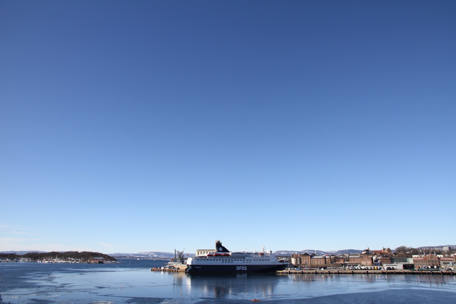 Utsikt mot Vippetangen Galleribilde