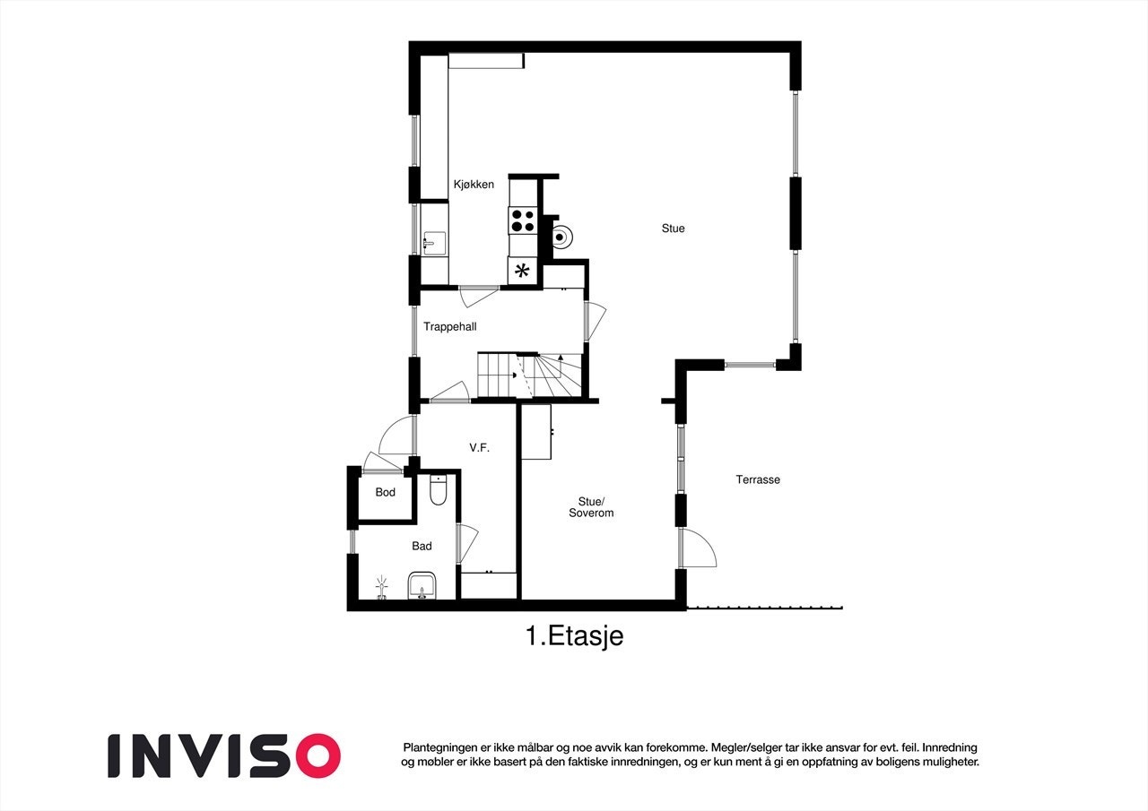 Planskisse 1.etg Galleribilde