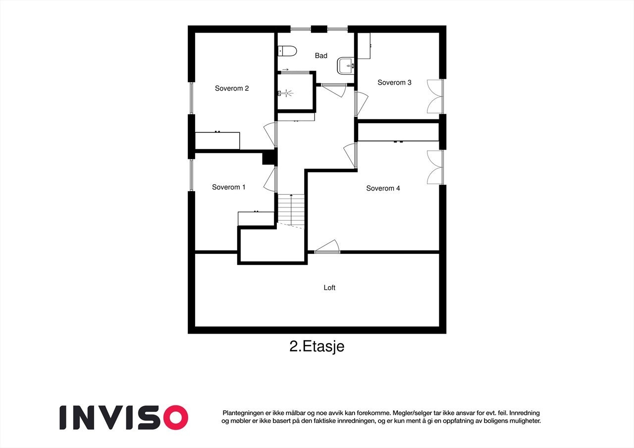 Planskisse 2.etg Galleribilde