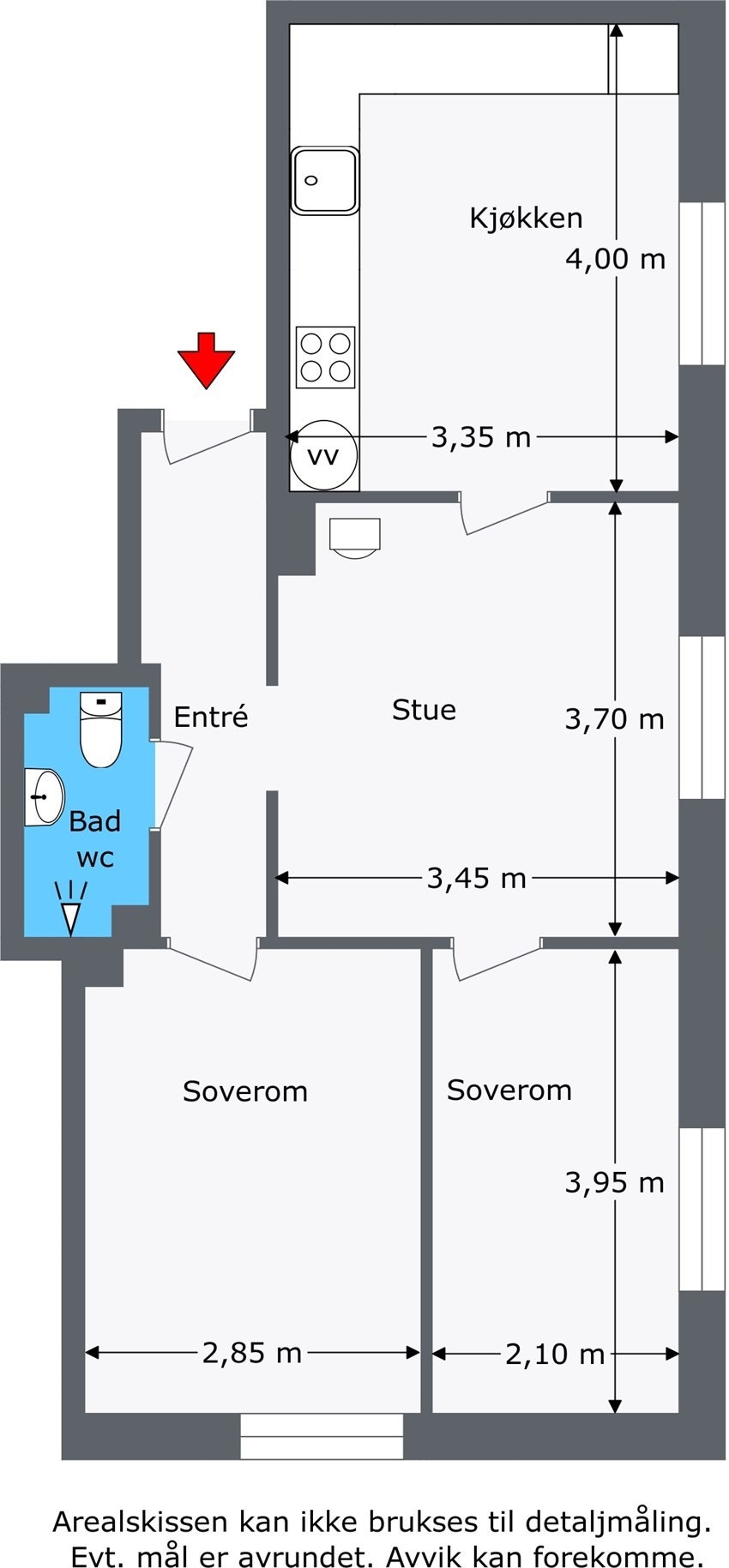 Plantegning Galleribilde