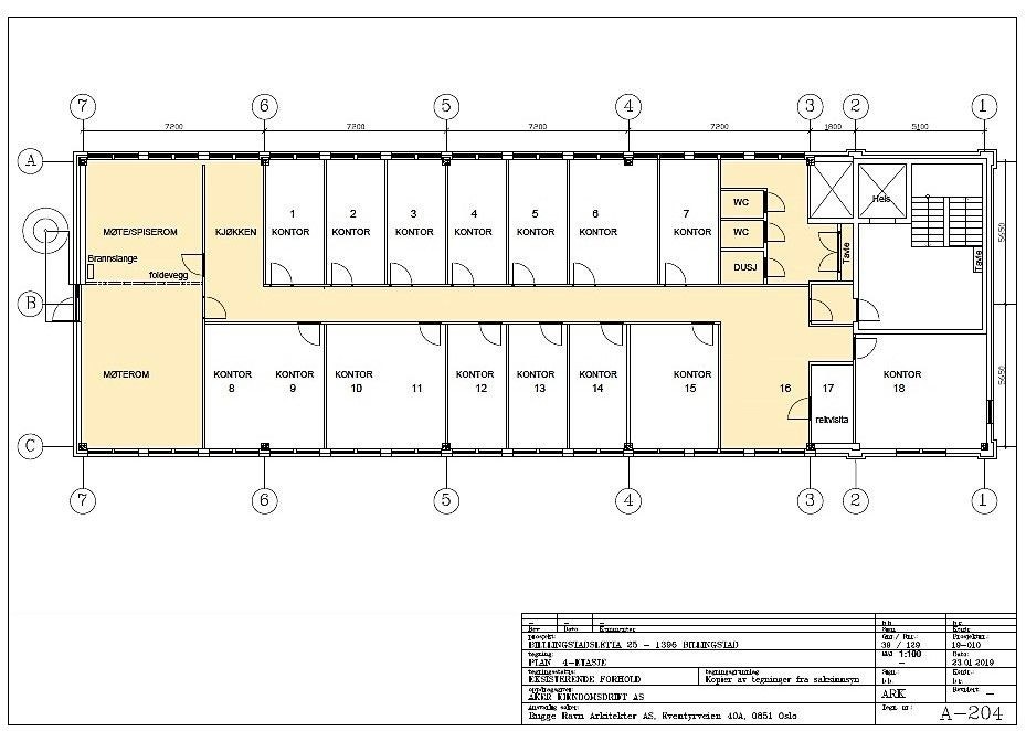 Plantegning Galleribilde