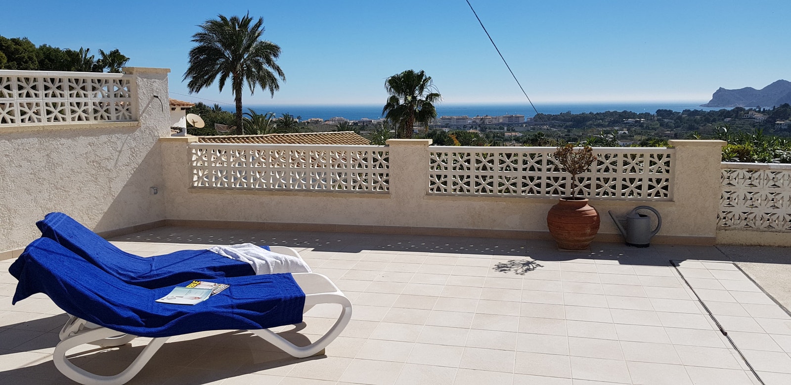 Utsikt fra solterrasse Galleribilde