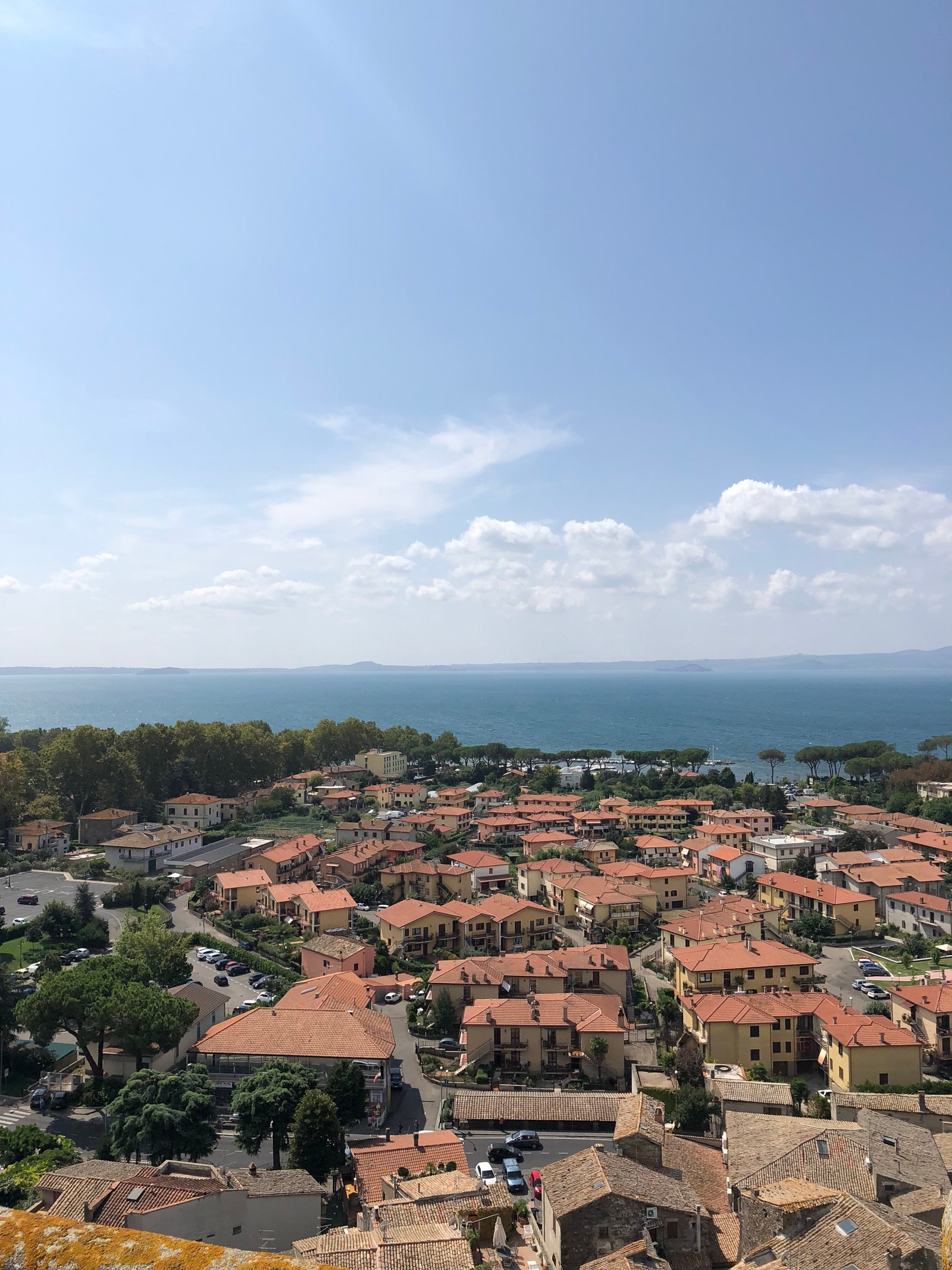 Utsikt fra borgen i bolsena Galleribilde