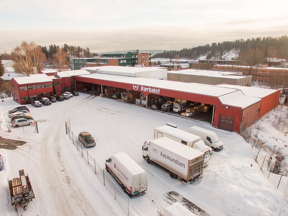 Dronebilde Galleribilde