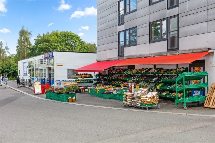 Rema 1000 og frukt & grønthandel 1 min fra boligen Galleribilde