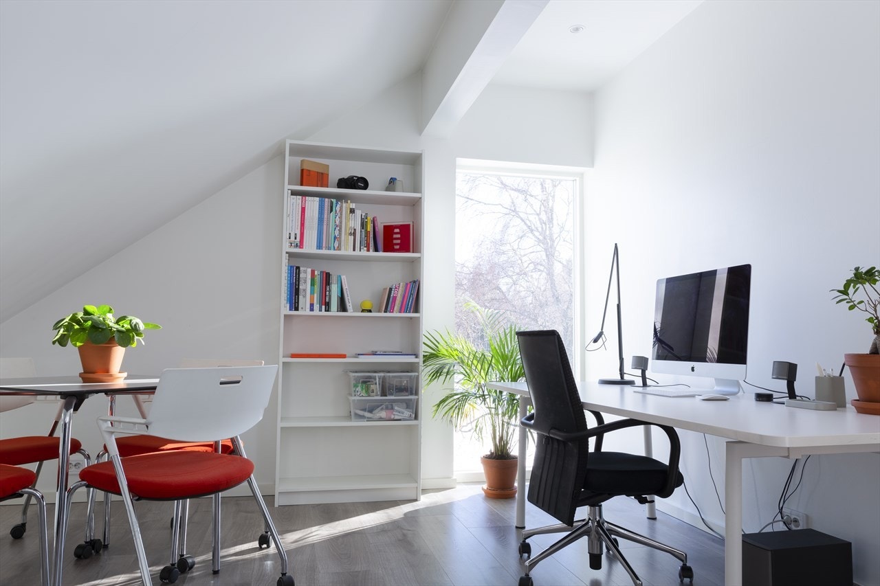 Hemsen passer fint som tv-stue, kontor, lekeområde med mer. Galleribilde