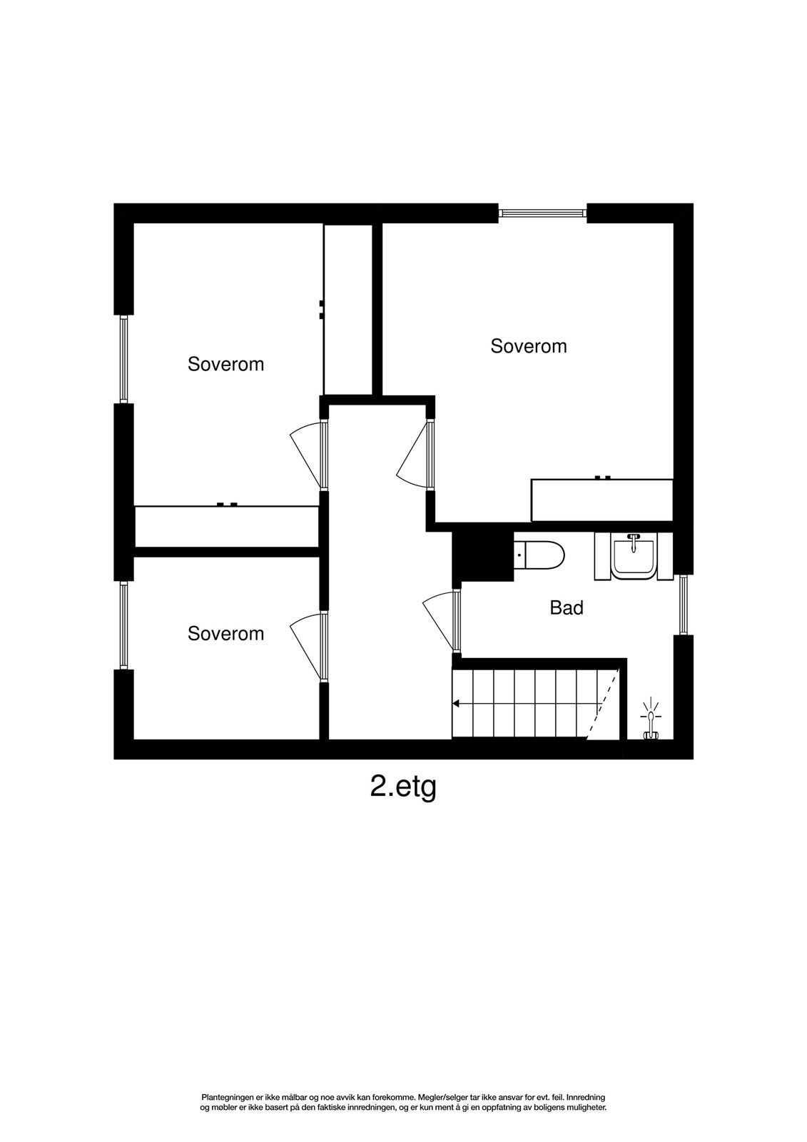2dplan og 3 Galleribilde