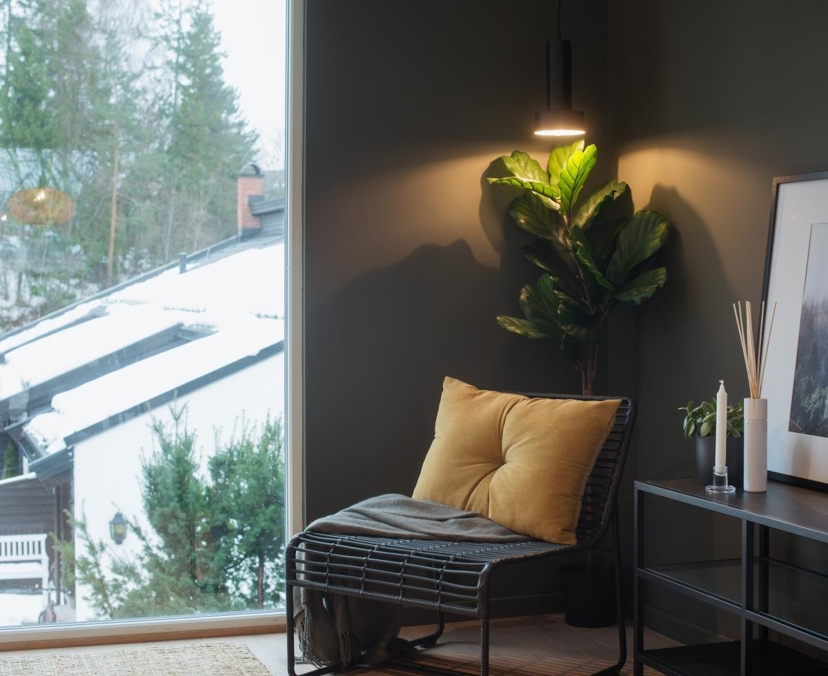 Store vindusflater gir rikelig med dagslys - nye vinduer i hele huset Galleribilde