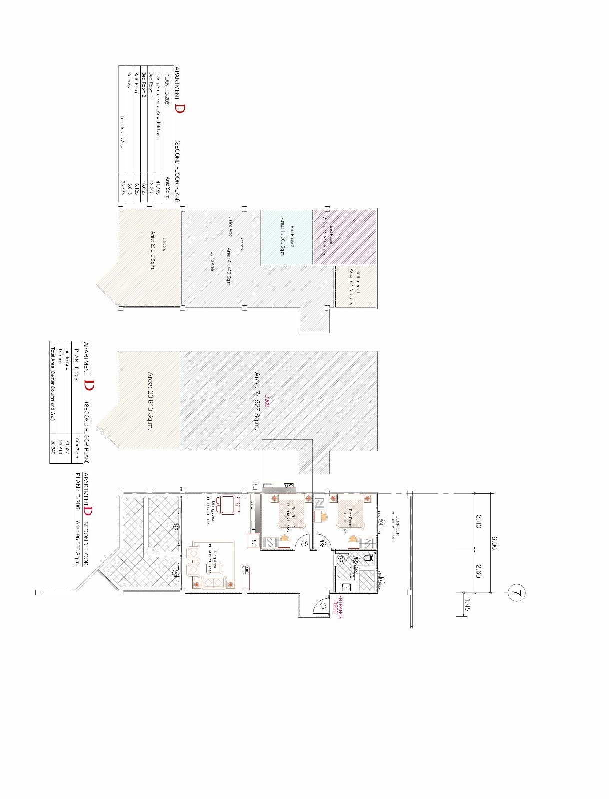 Plantegning D206 Galleribilde