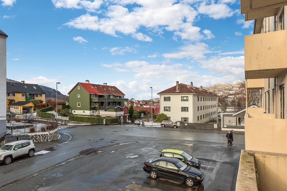 Utsikt nordover mot Fløyen Galleribilde