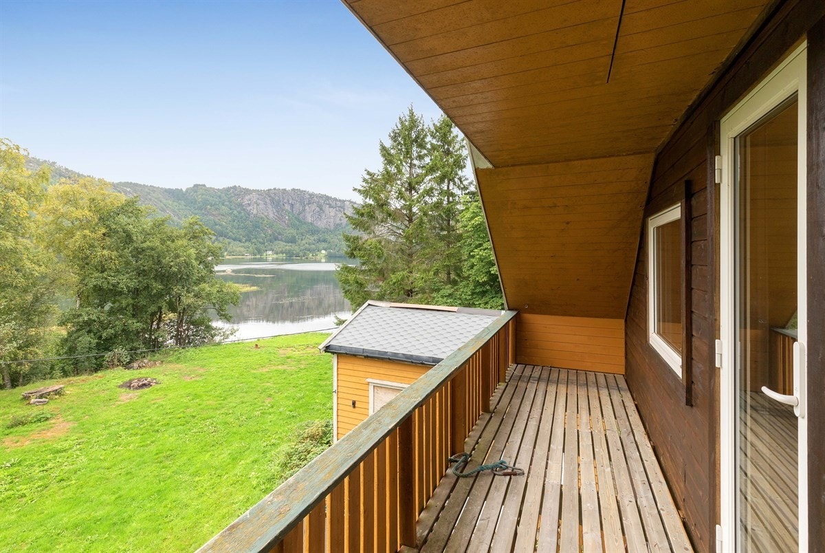 Terrasse med utgang fra hovedsoverom Galleribilde