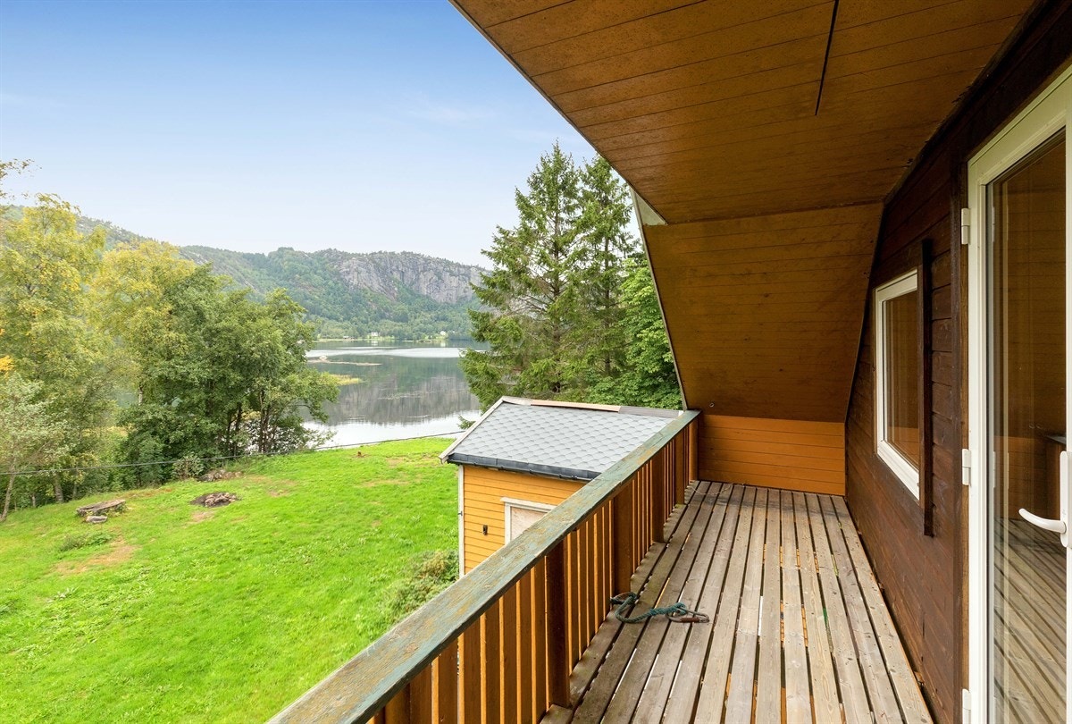 Terrasse med utgang fra hovedsoverom Galleribilde