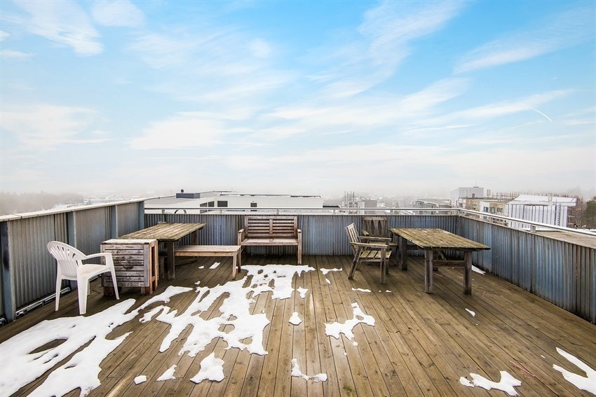 Felles takterrasse med sol hele dagen! Galleribilde