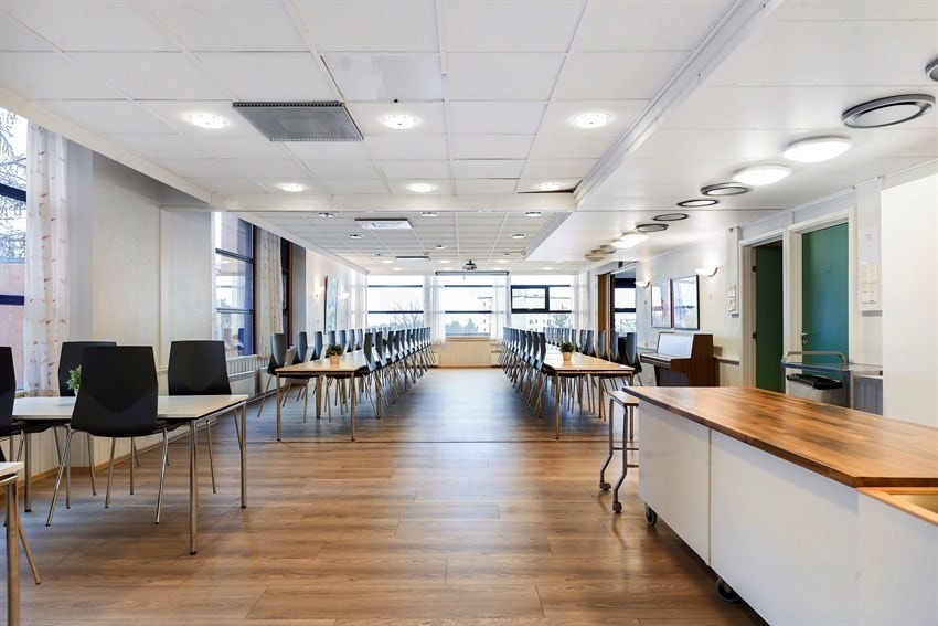 Camilla er borettslagets restaurant hvor du kan spise middag tre dager i uken for kr. 50,-. Galleribilde