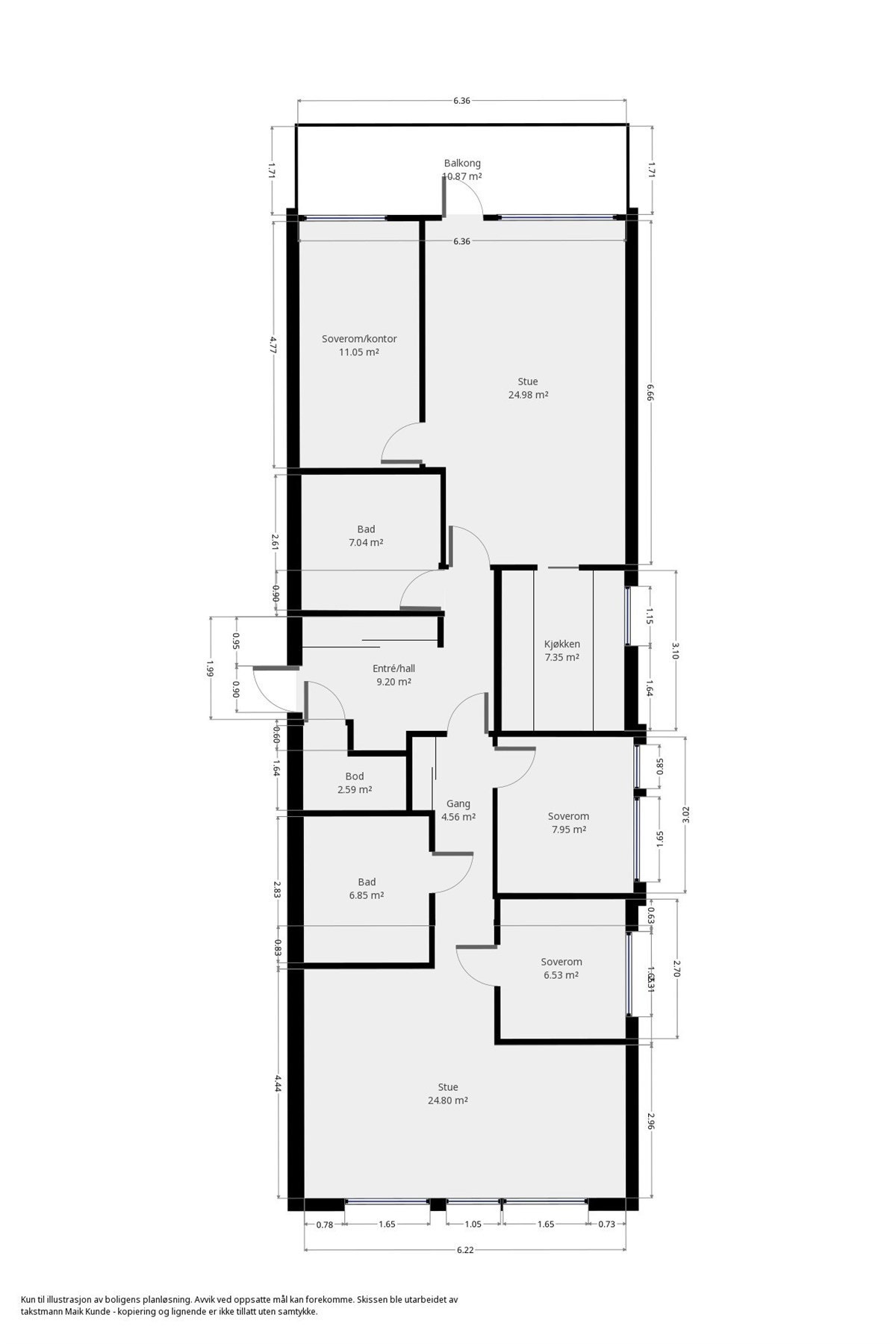 Alternativ plantegning - mange muligheter, alt etter eget behov! Galleribilde