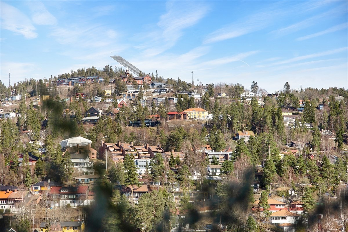 Herlig utsikt fra soverommet. Galleribilde