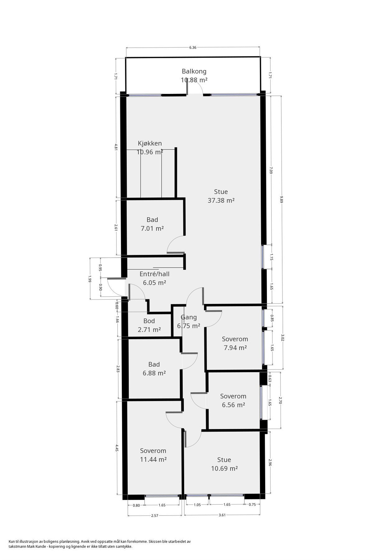 Alternativ plantegning - mange muligheter, alt etter eget behov! Galleribilde