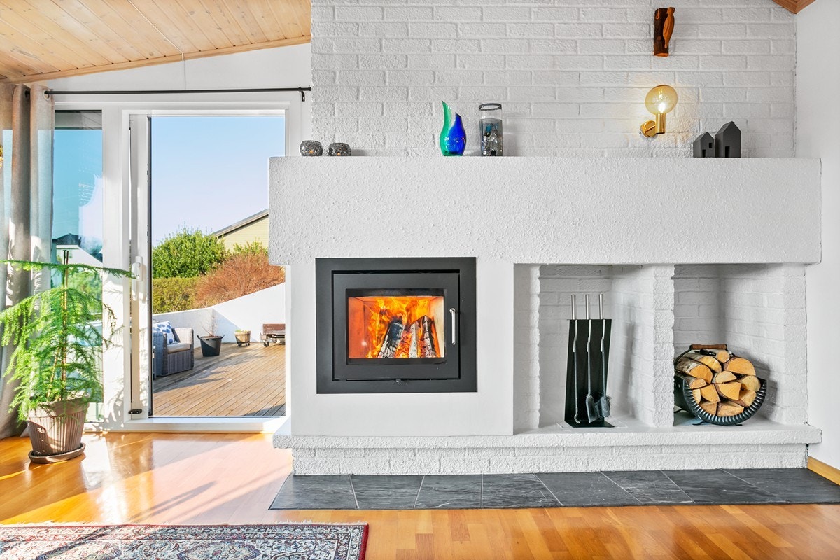 Pent ildsted Galleribilde