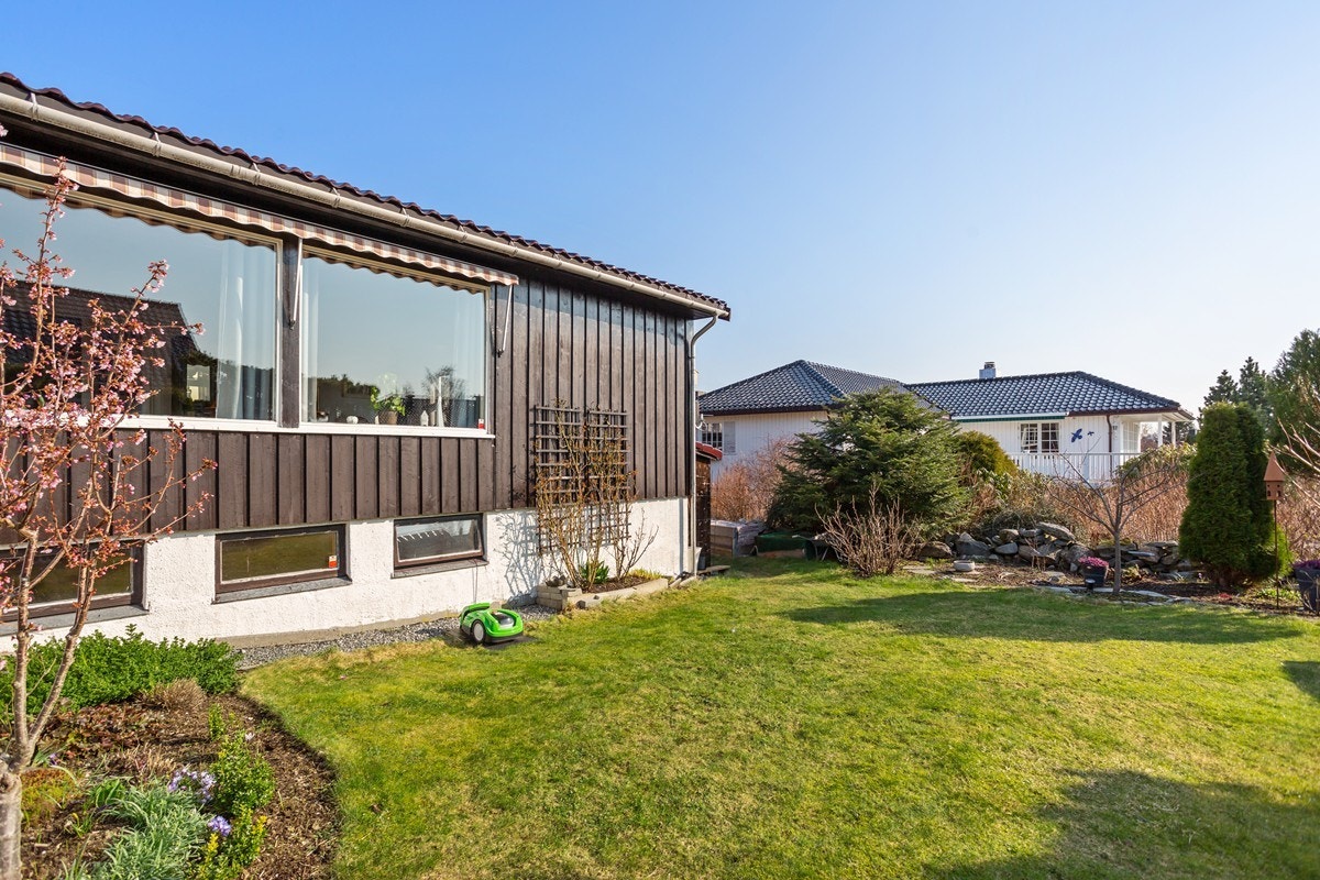 Flott hage mot syd Galleribilde