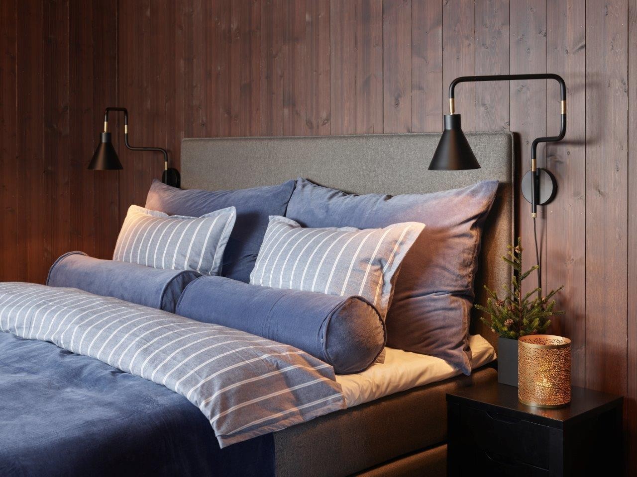 Bildene er fra nabohytte stylet med en unik interiørpakke fra Halvor Bakke - kan kjøpes til en drømmepris Galleribilde