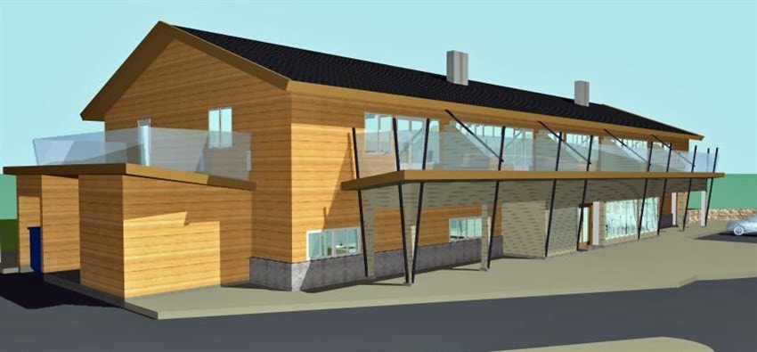 Eksteriør fra nordvest Galleribilde