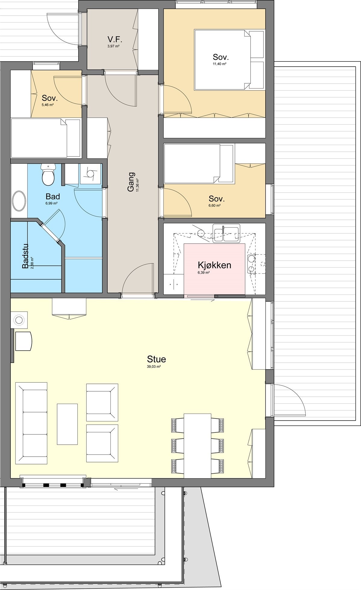 A71-107 Leilighet 6 stor Galleribilde