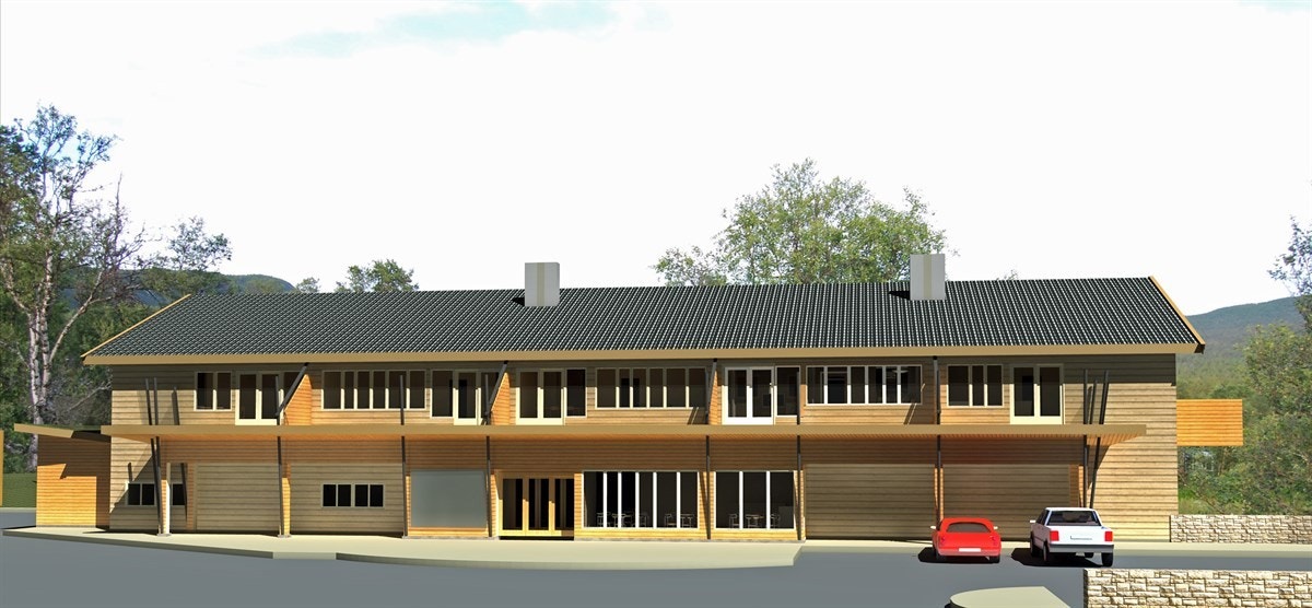 Utendørs fra sørvest Galleribilde