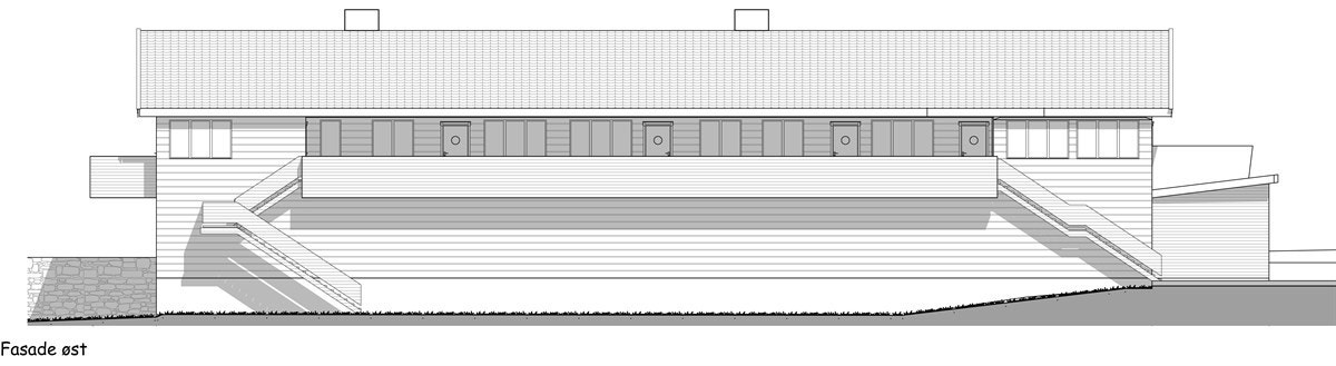 Fasade øst Galleribilde