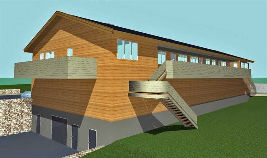 Eksteriør fra sørøst Galleribilde