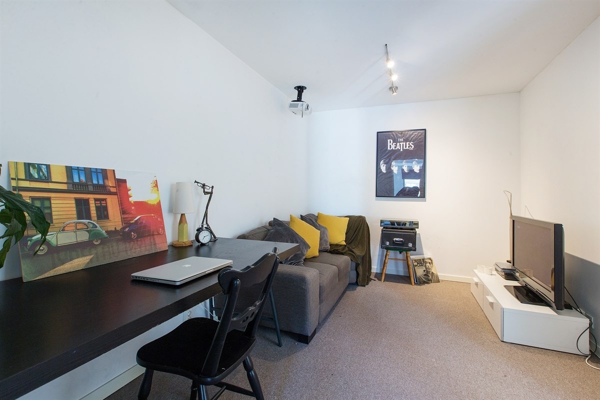 Tv-stuen er et ypperlig oppholdsrom for barn og ungdom. Galleribilde