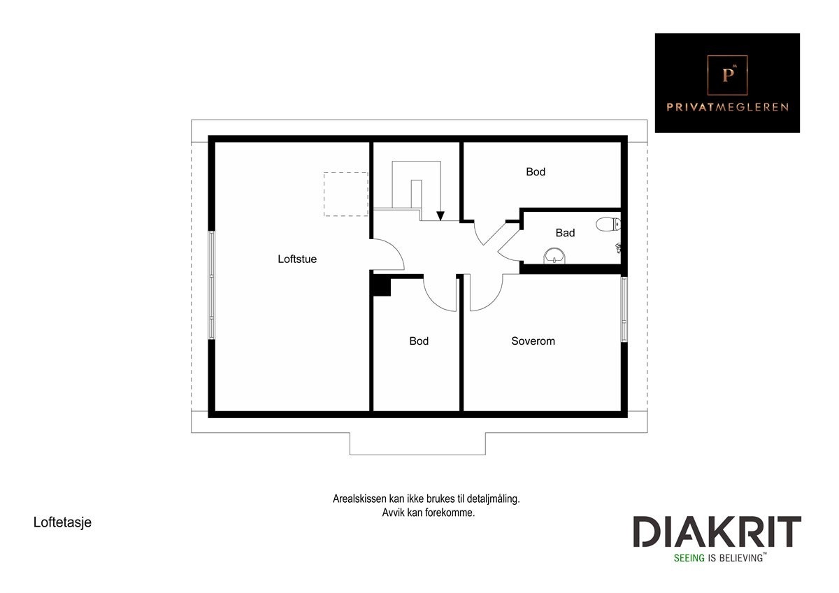 Plantegning, 3. etg. Galleribilde
