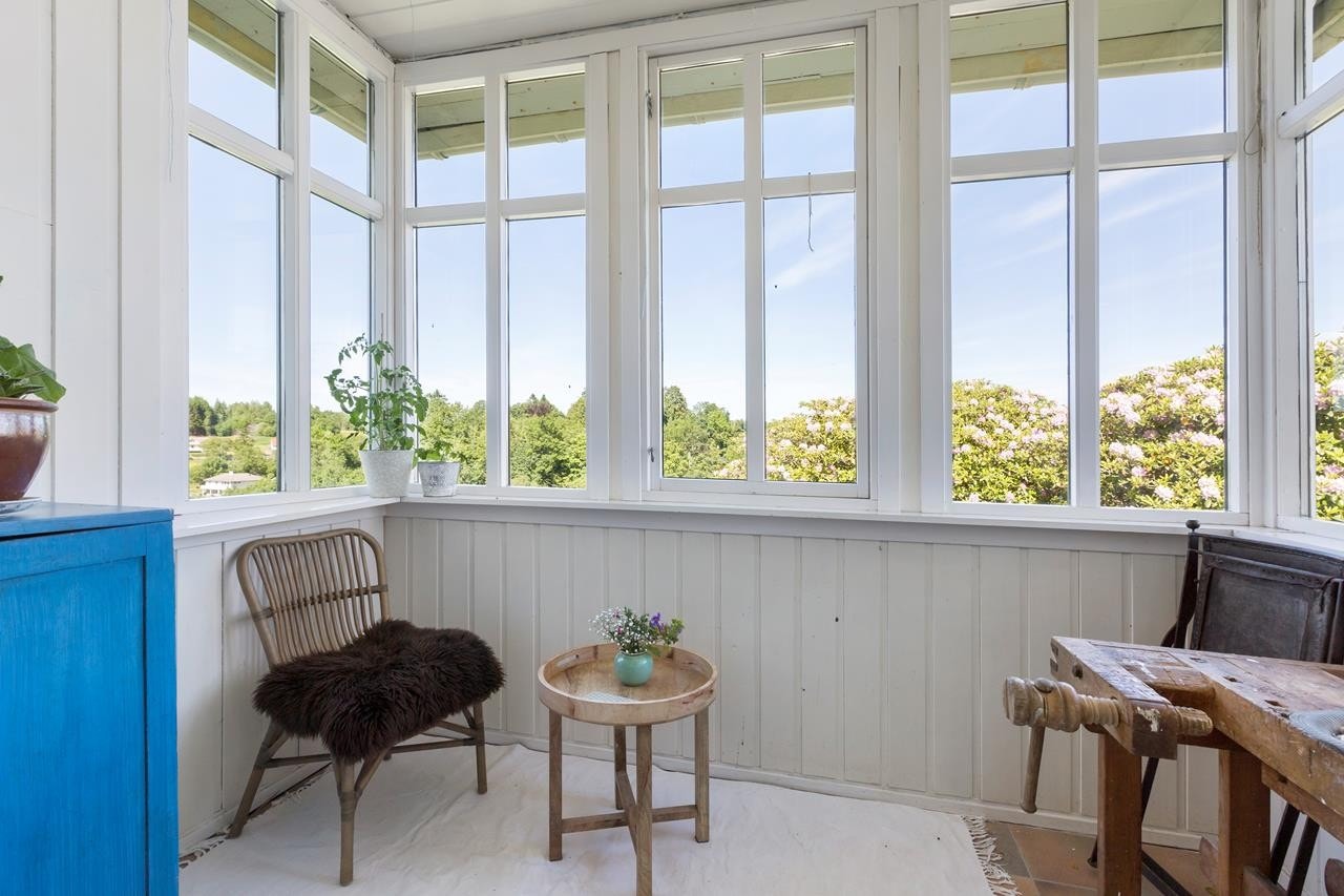 Vinterstue som kan nytes uansett vær. Galleribilde