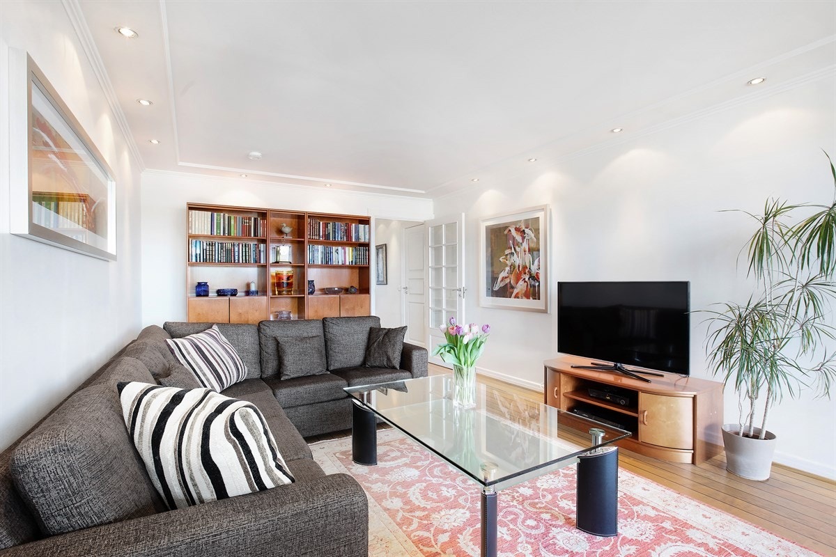 Solid parkett av skipsgulv lignende type Galleribilde