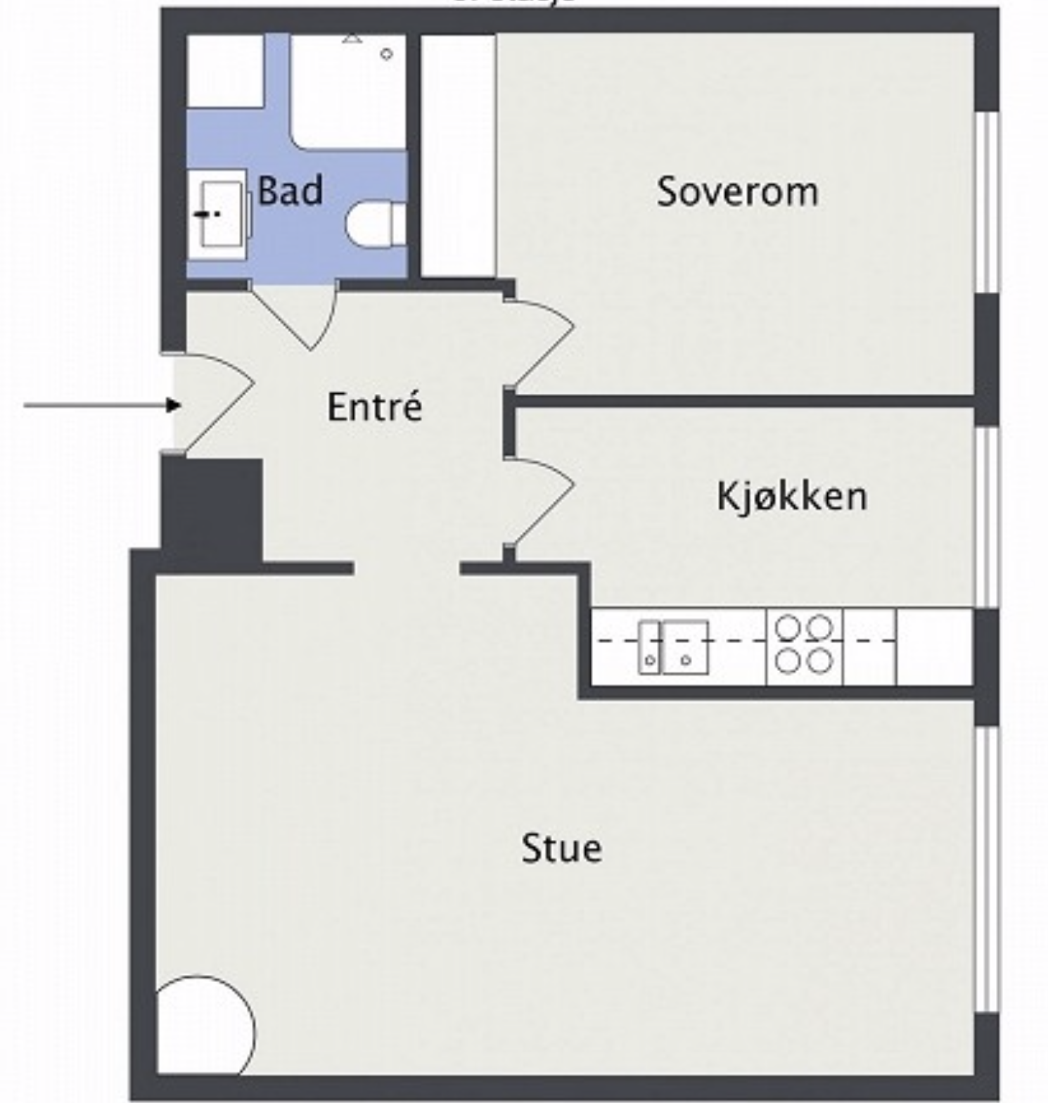 Planskisse. Galleribilde