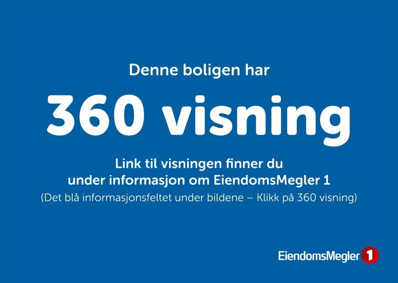Lyst å se eiendommen før visning? Følg linken for en eksklusiv 360-visning: https://h5property.com/tour/stormcam/EM1Halsvegen37/h5tour.html Galleribilde