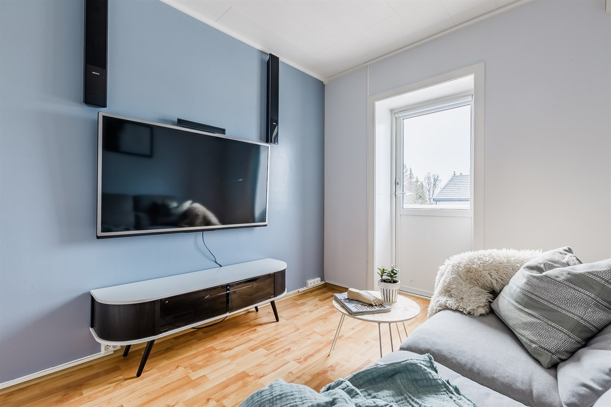 Soverom med utgang til veranda