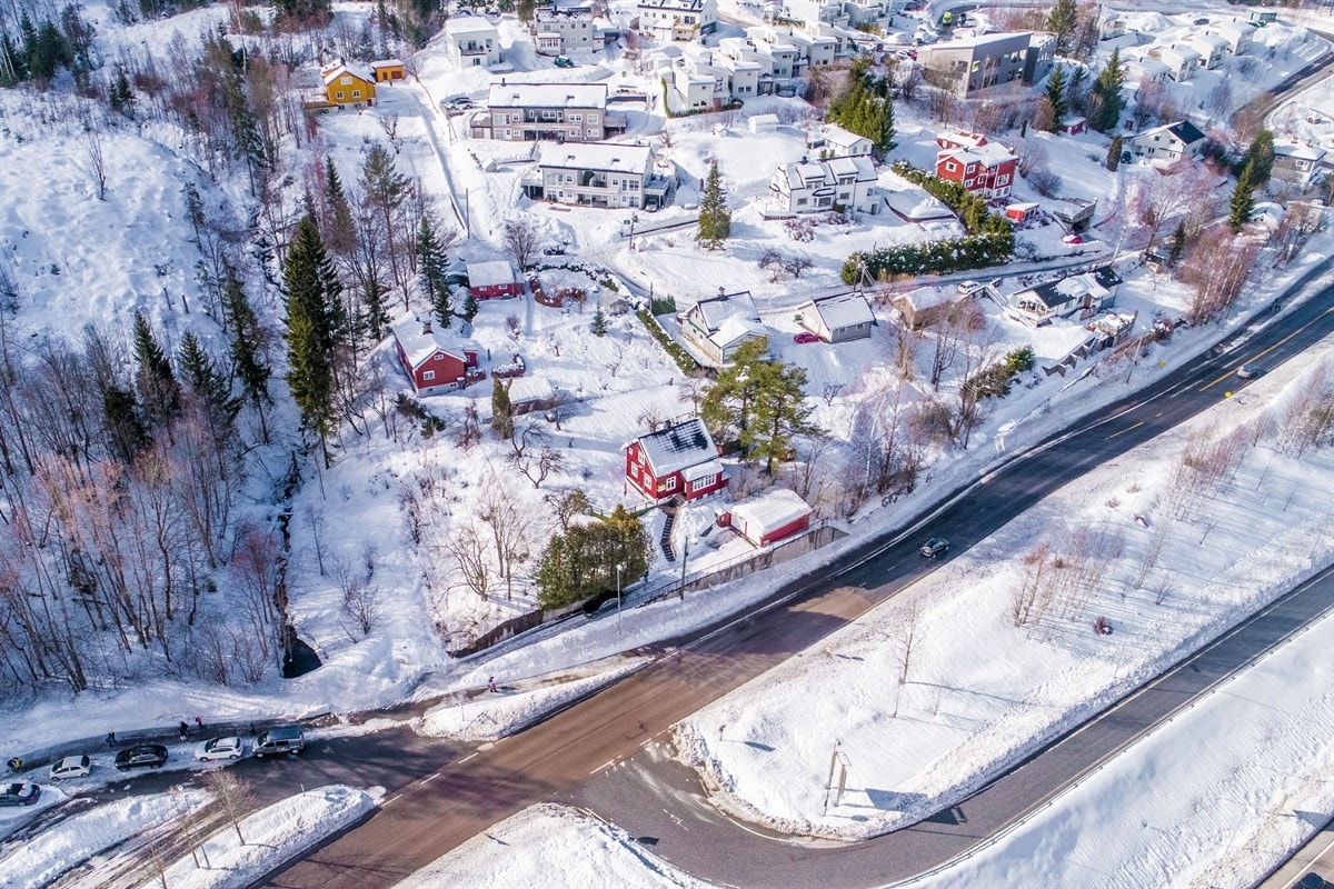 Store deler av eiendommen er naturtomt. Galleribilde