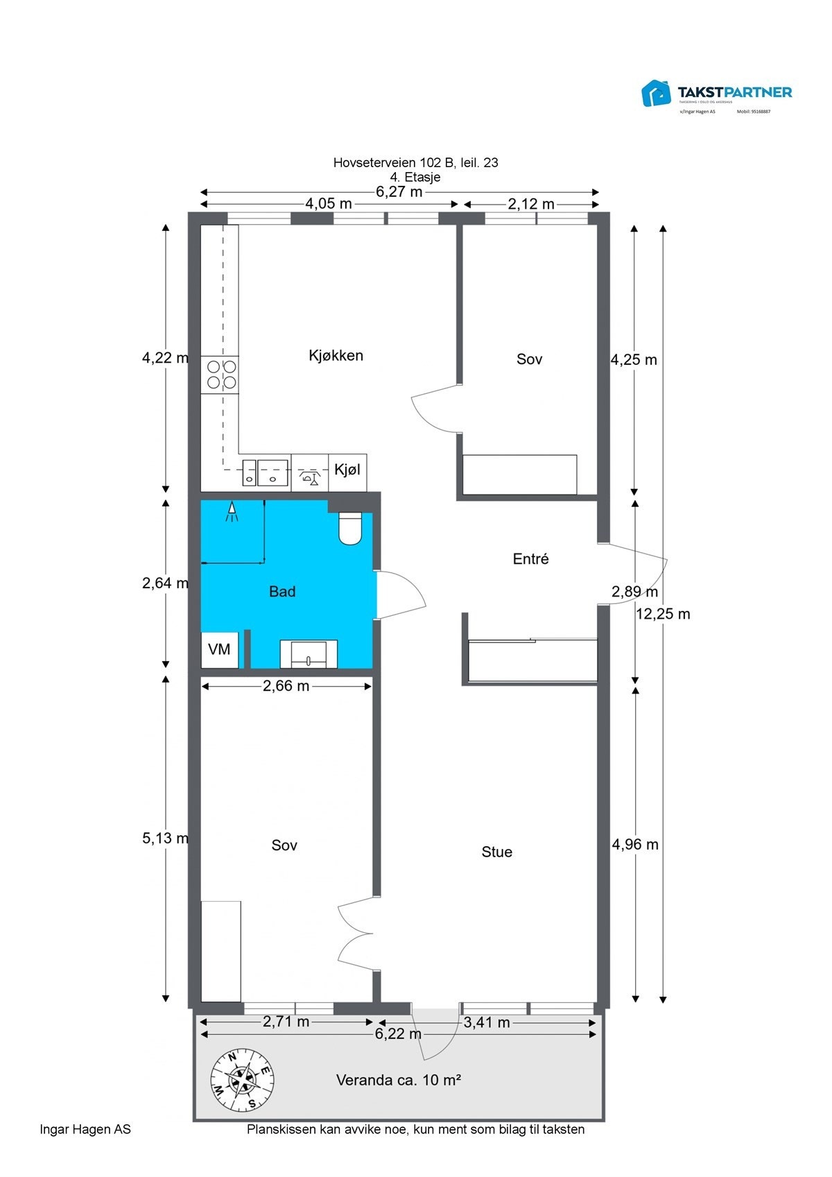 Plantegning 2D Galleribilde